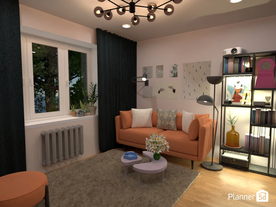 Colorful apartment #123975 by Darina