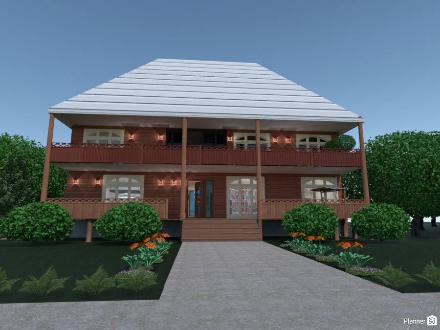 a two story wooden house #2419146 by ענבר רביץ