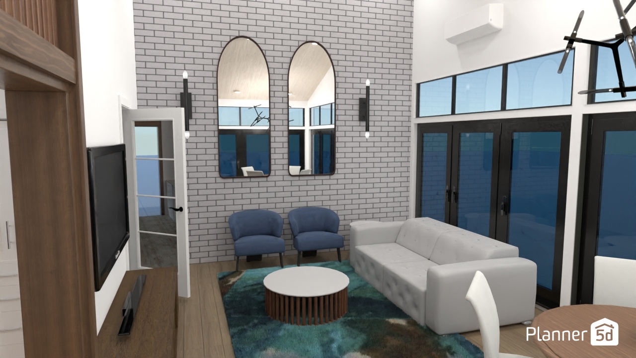 verriere salle a manger cuisine turquoise copier #23377714 by User 157527694