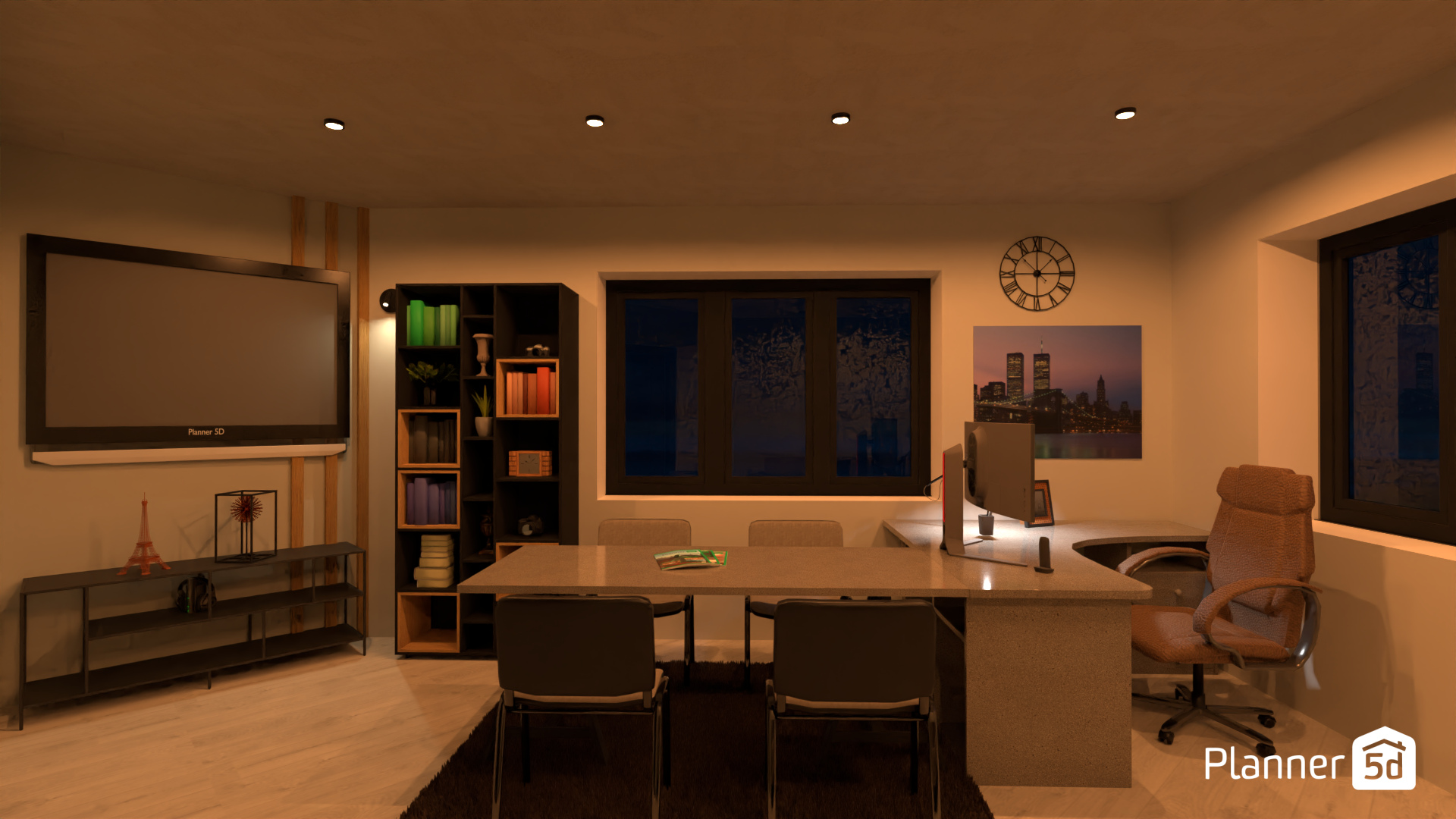 Кабинет в коттедже #18211040 by Olga