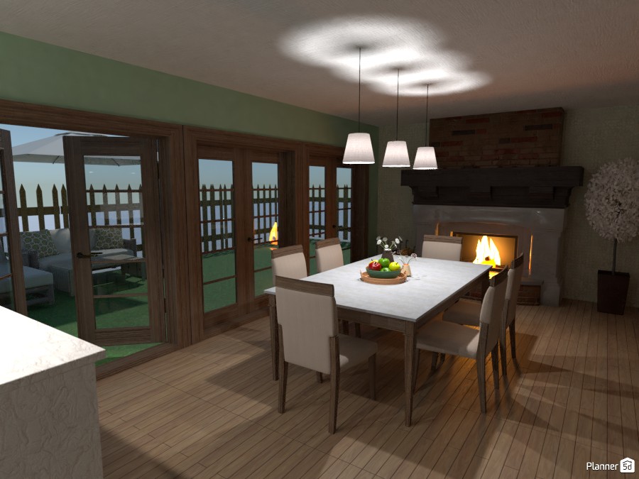 Dining room #3222555 by User 9053944