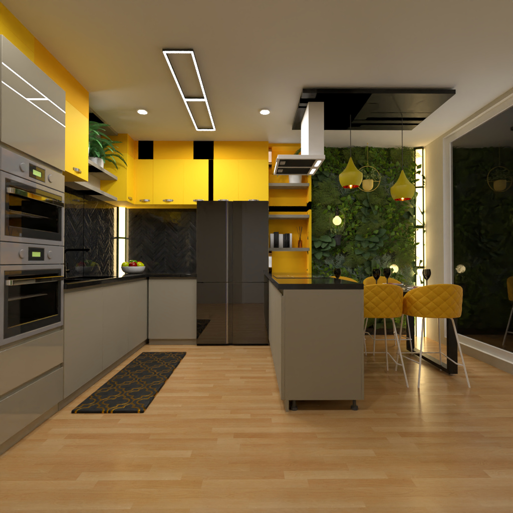 Sunny Kitchen #12515991 by Editors Choice