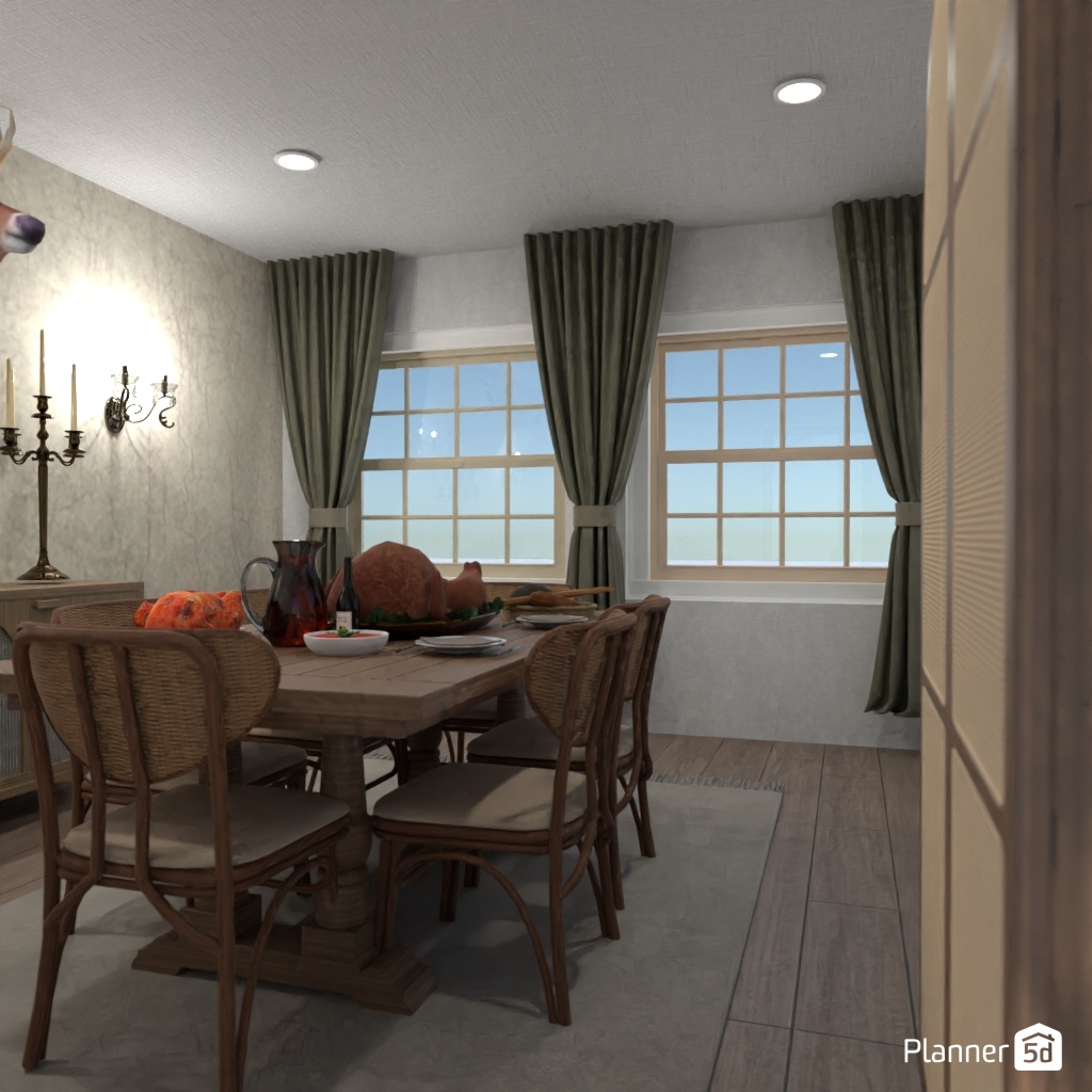 DB: Thanksgiving Day - room shell copy #23399106 by Editors Choice