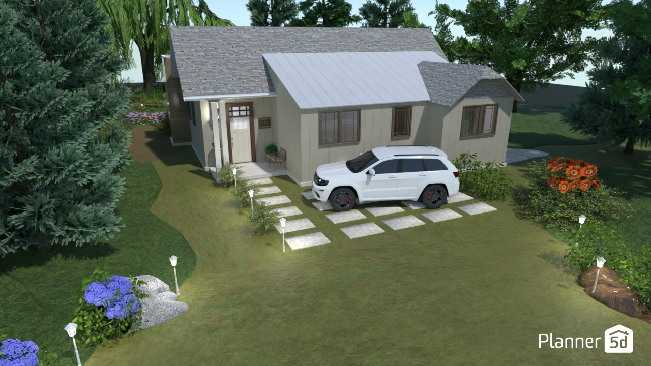 Cottage house by the lake #7515550 by MDesigns