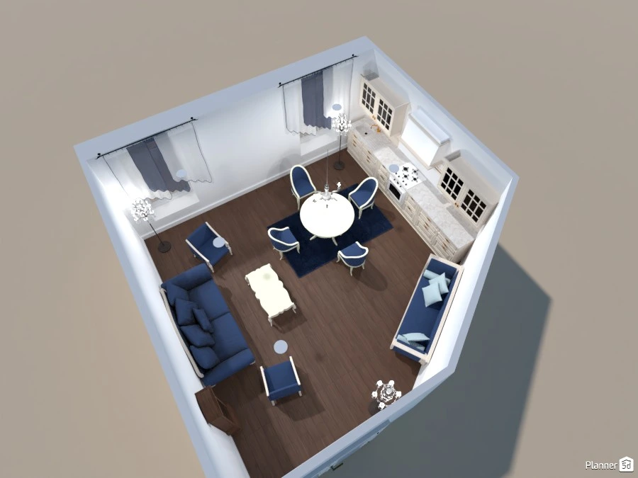 Kitchen/Living room/Dining room #84615 by BooBoo