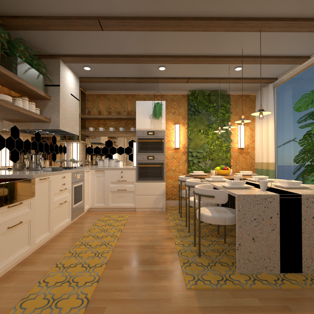 Sunny kitchen #12521271 by Editors Choice