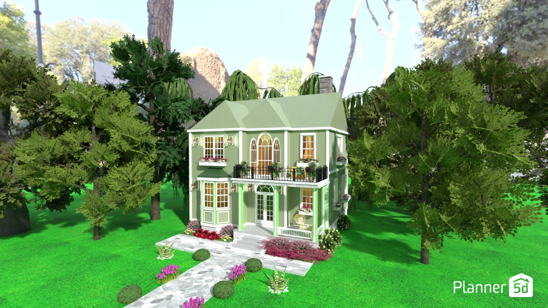 Casa verde #22419914 by MariaCris