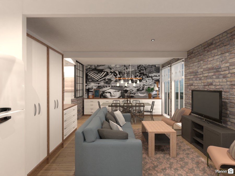 Urban Living/Dining Room #2985985 by Isabel