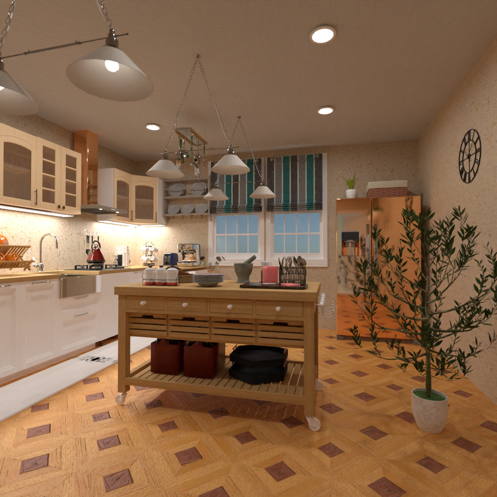 Vintage kitchen #13243299 by Editors Choice