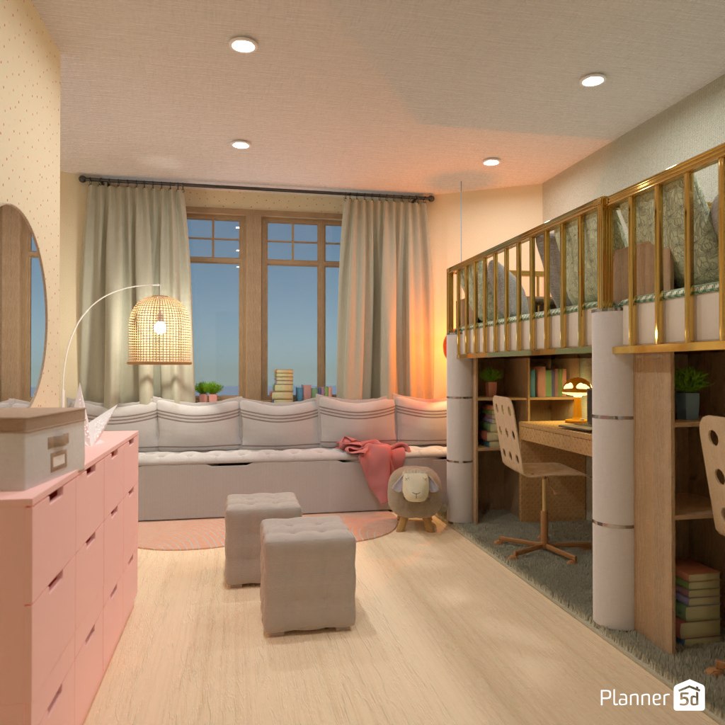 Bedroom for twins #18927924 by Editors Choice