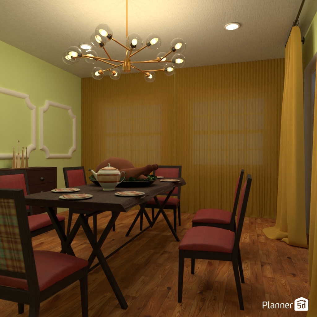 DB: Thanksgiving Day - room shell copy #23435375 by Editors Choice