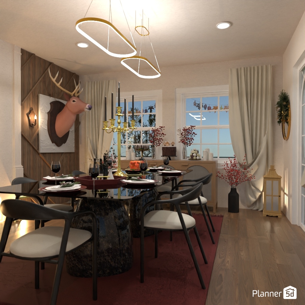 DB: Thanksgiving Day - room shell copy #23411743 by Editors Choice