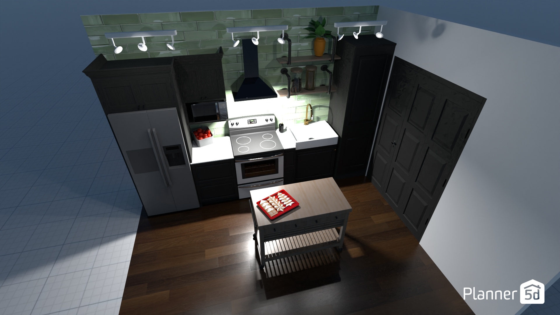 Foster Basement Kitchen Option 2 #26480672 by RamosHome