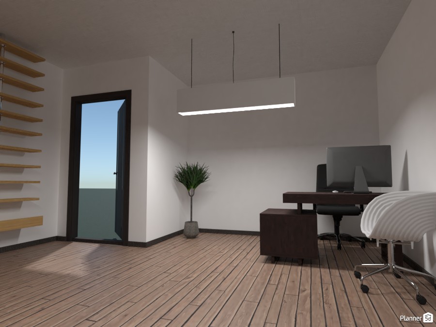 Black and white office #3599845 by Mark