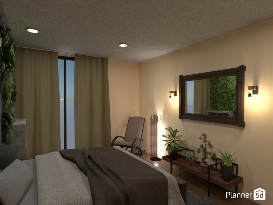 Forest bedroom : Design battle contest #12872055 by Gabes