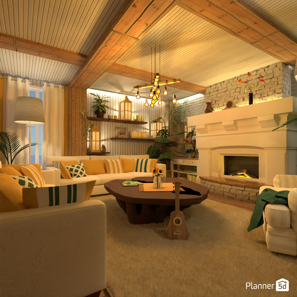 Country Living room #20138731 by Editors Choice