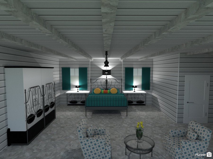 custom ironwork in bedroom #1315104 by Joy Suiter