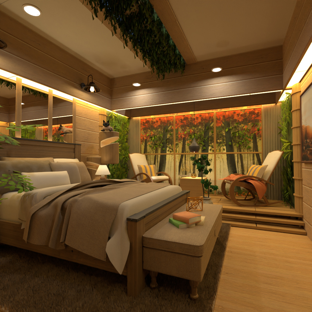 Forest bedroom #12848031 by Editors Choice