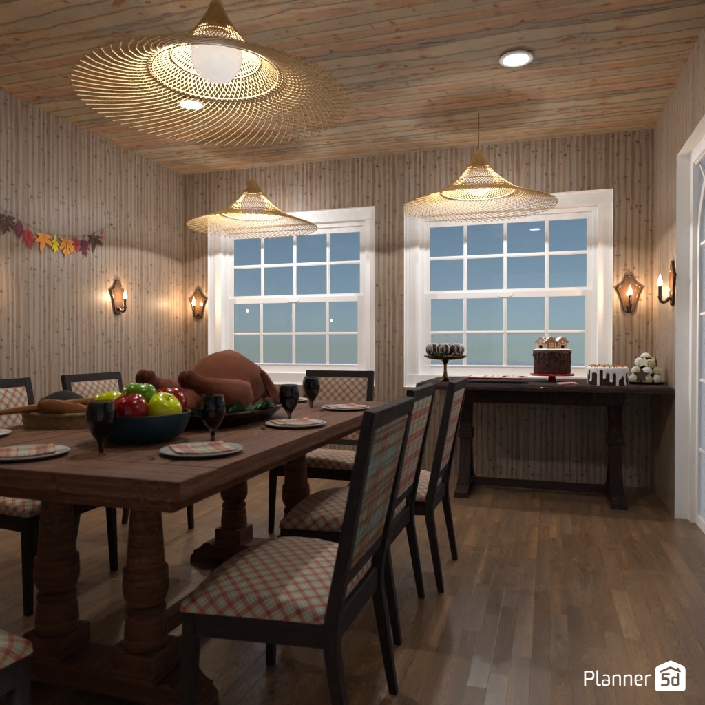 DB: Thanksgiving Day - room shell copy #23431691 by Editors Choice