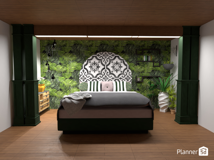 TROPICAL BEDROOM #6184777 by Anonymous:):)