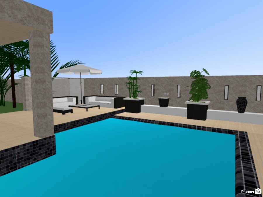 Pool area #1047650 by Rodica