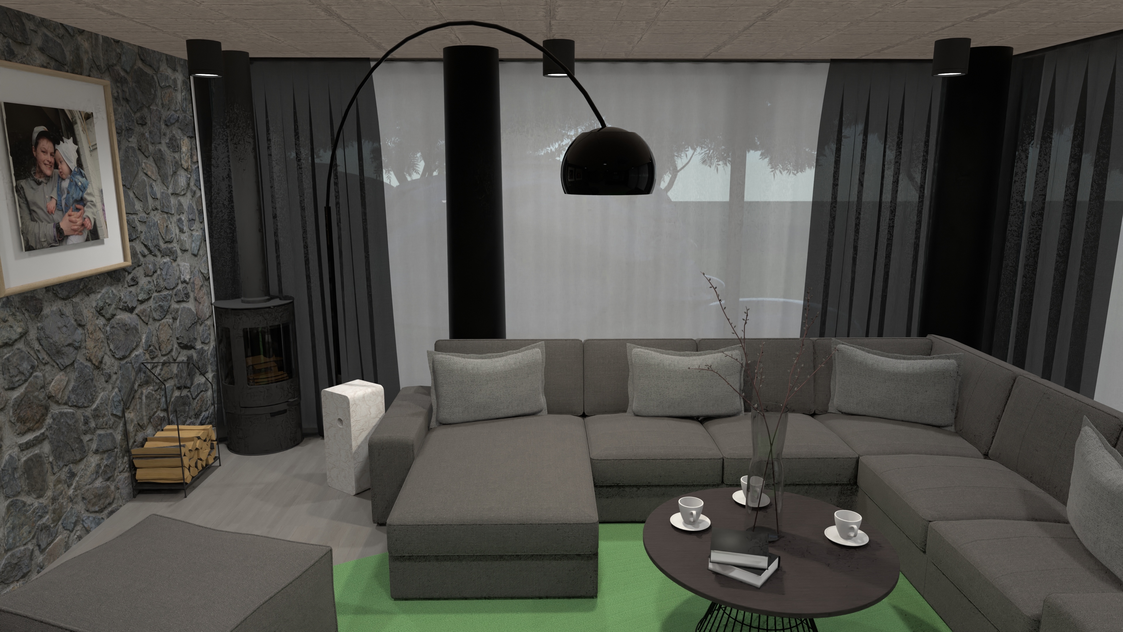 Modern Concrete House #23566542 by ZACKY DESIGNER