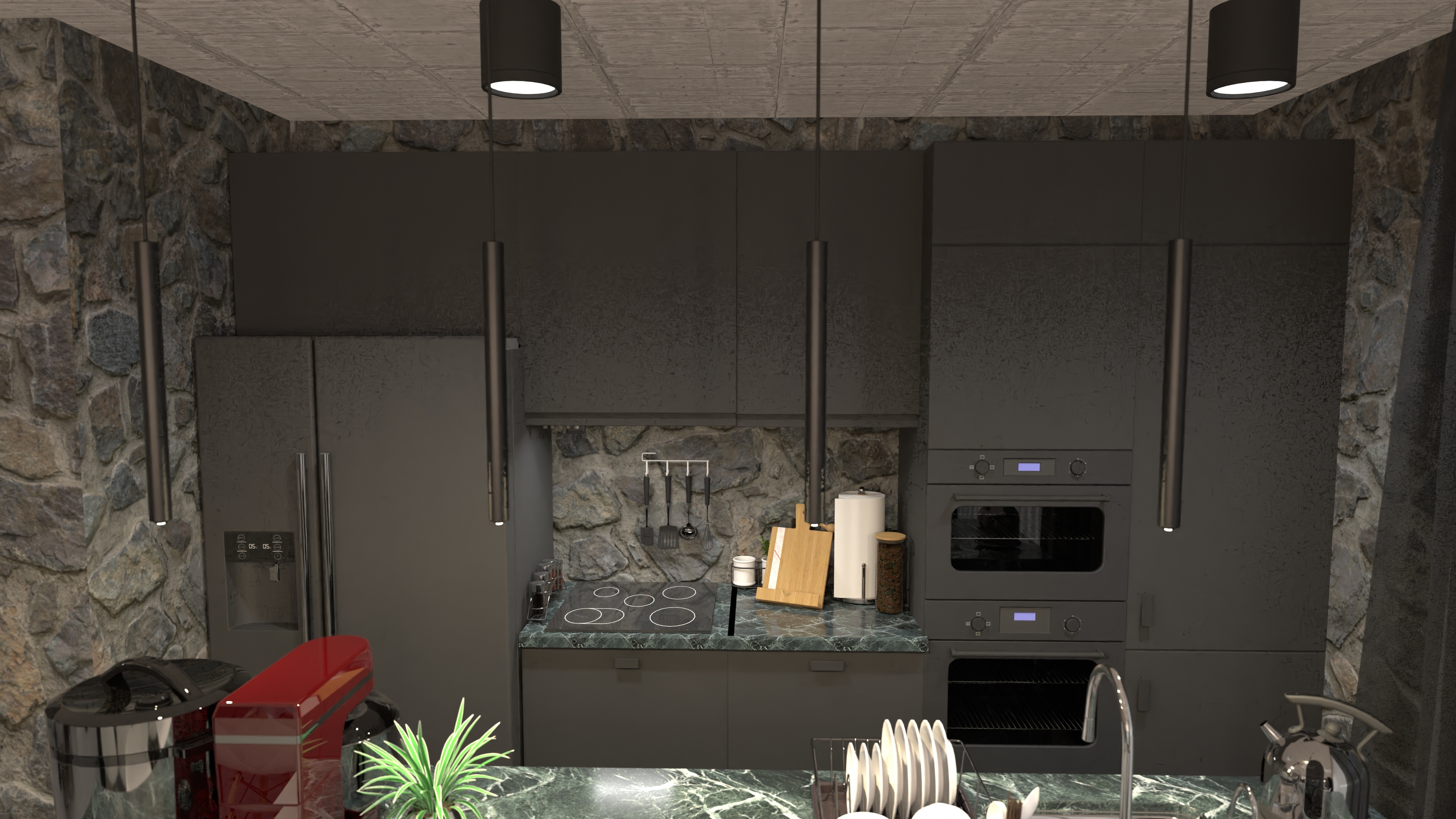 Modern Concrete House #23567006 by ZACKY DESIGNER