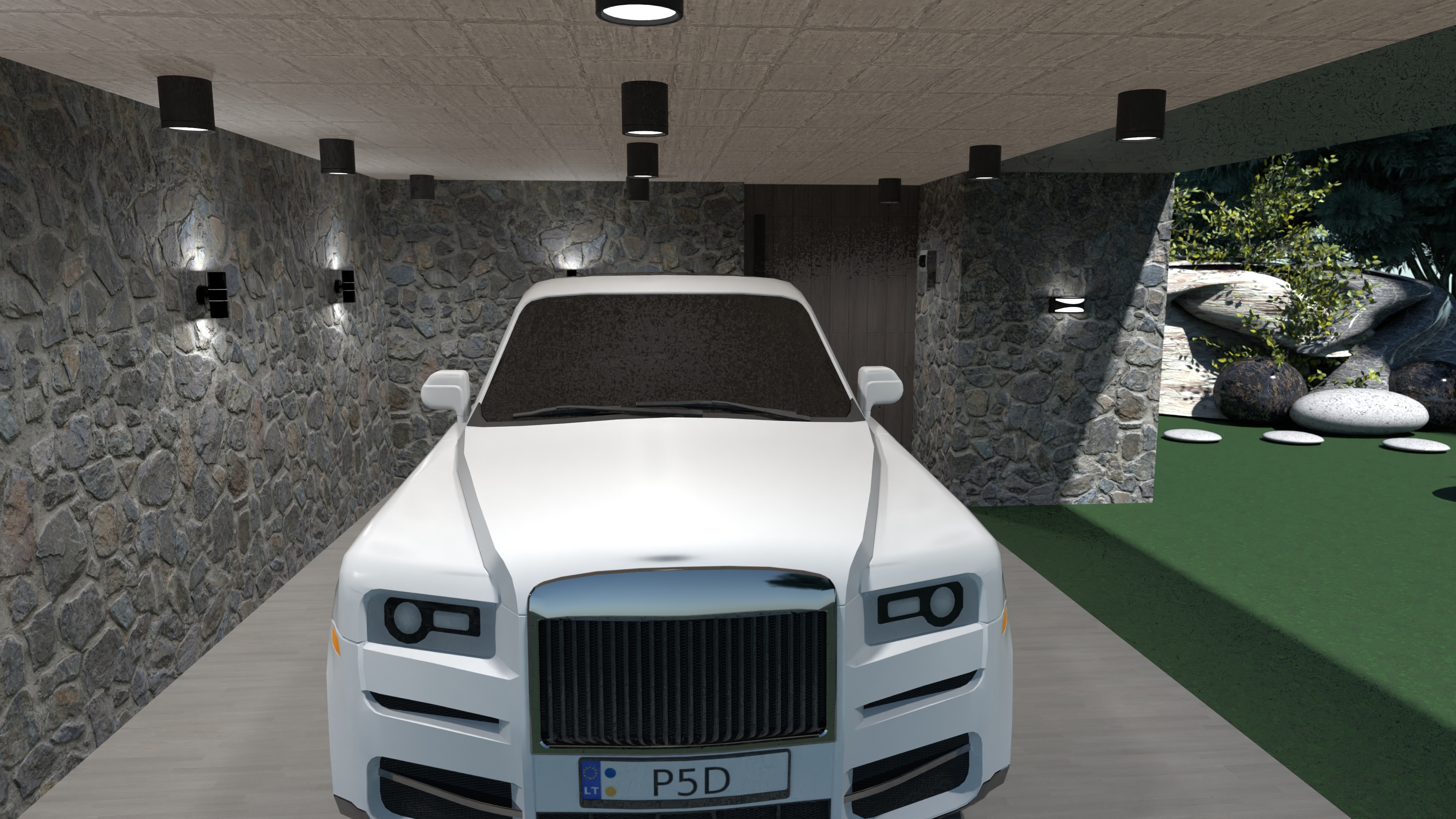 Modern Concrete House #23567082 by ZACKY DESIGNER