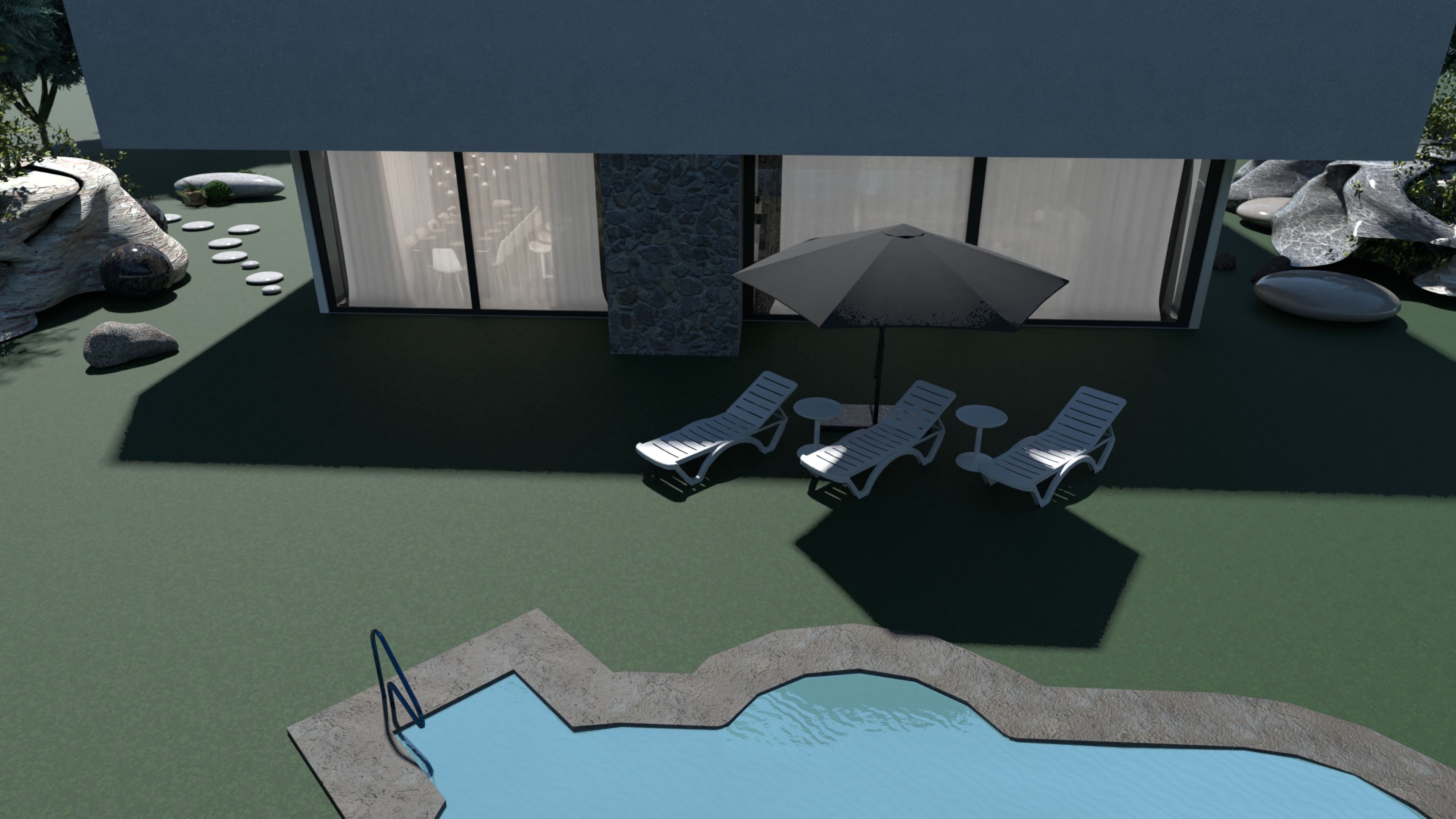 Modern Concrete House #23567090 by ZACKY DESIGNER