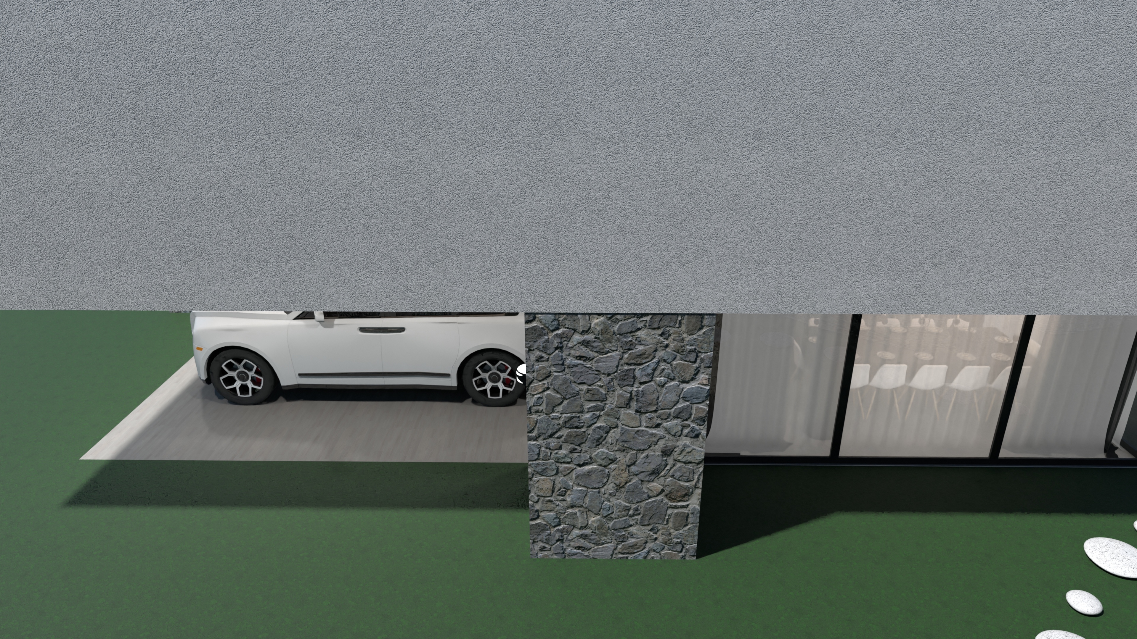 Modern Concrete House #23567118 by ZACKY DESIGNER