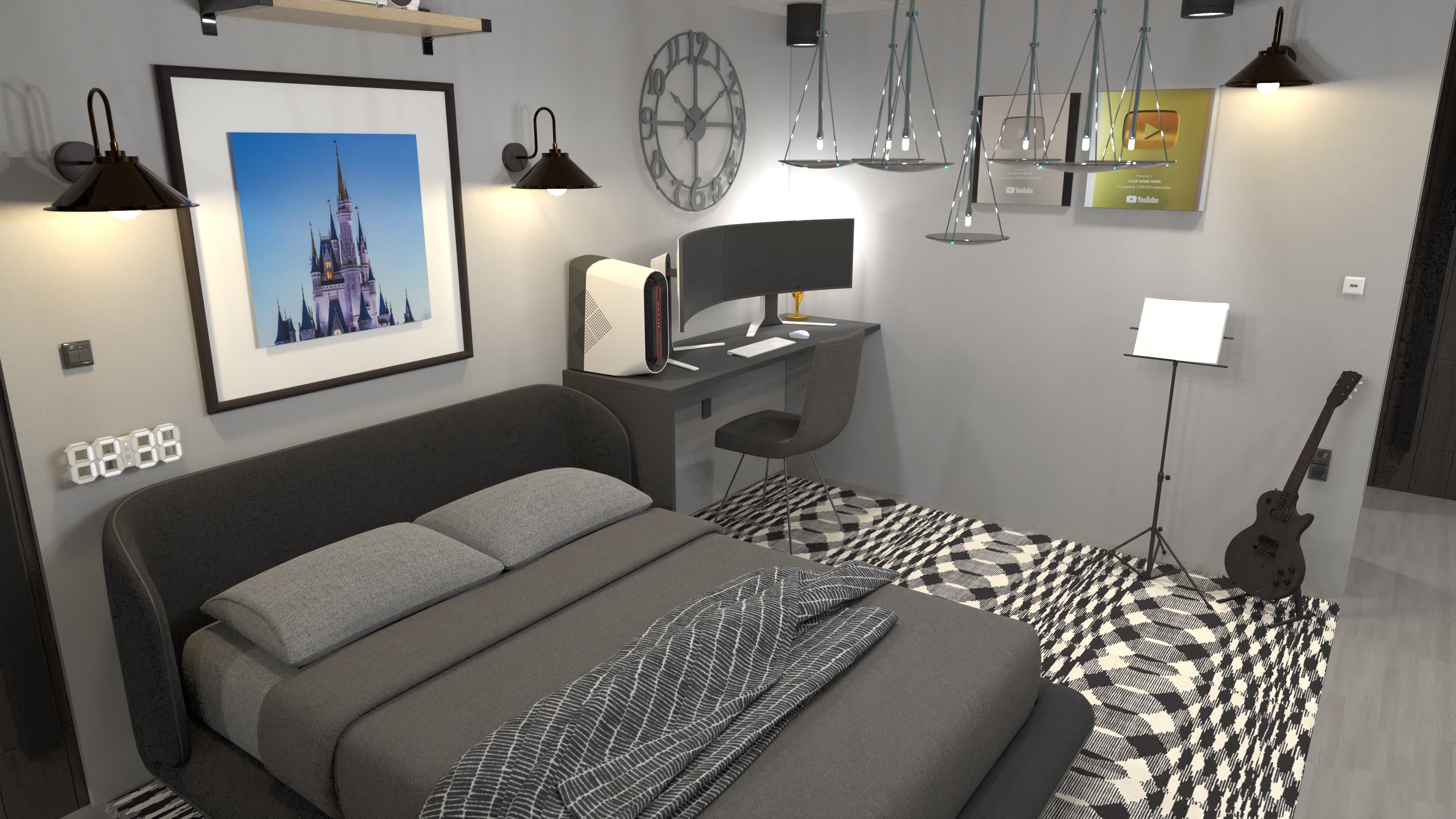 Modern Concrete House #23565170 by ZACKY DESIGNER