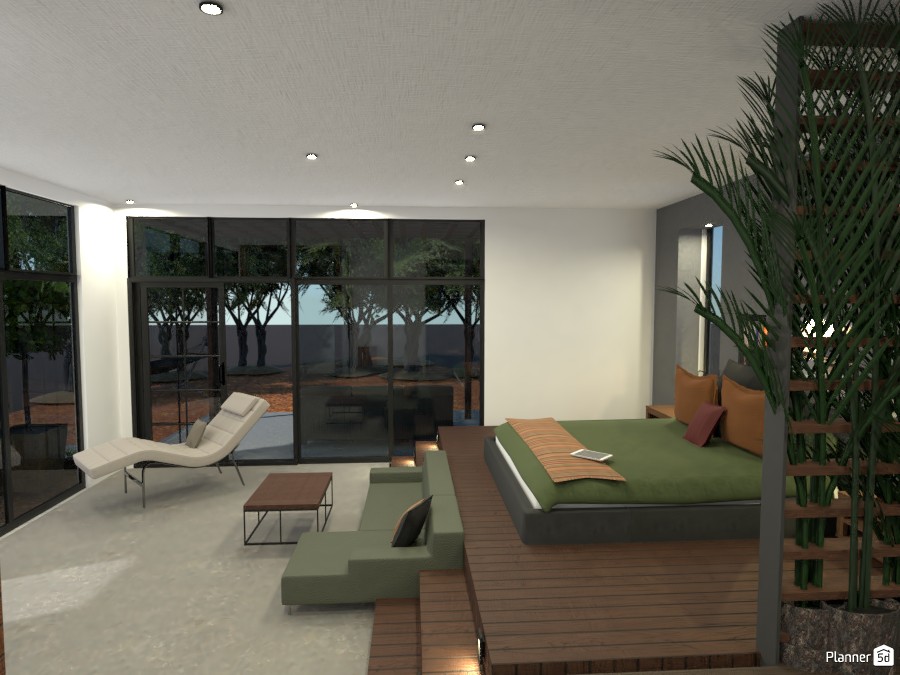 Jungle Bedroom #3609549 by Michel