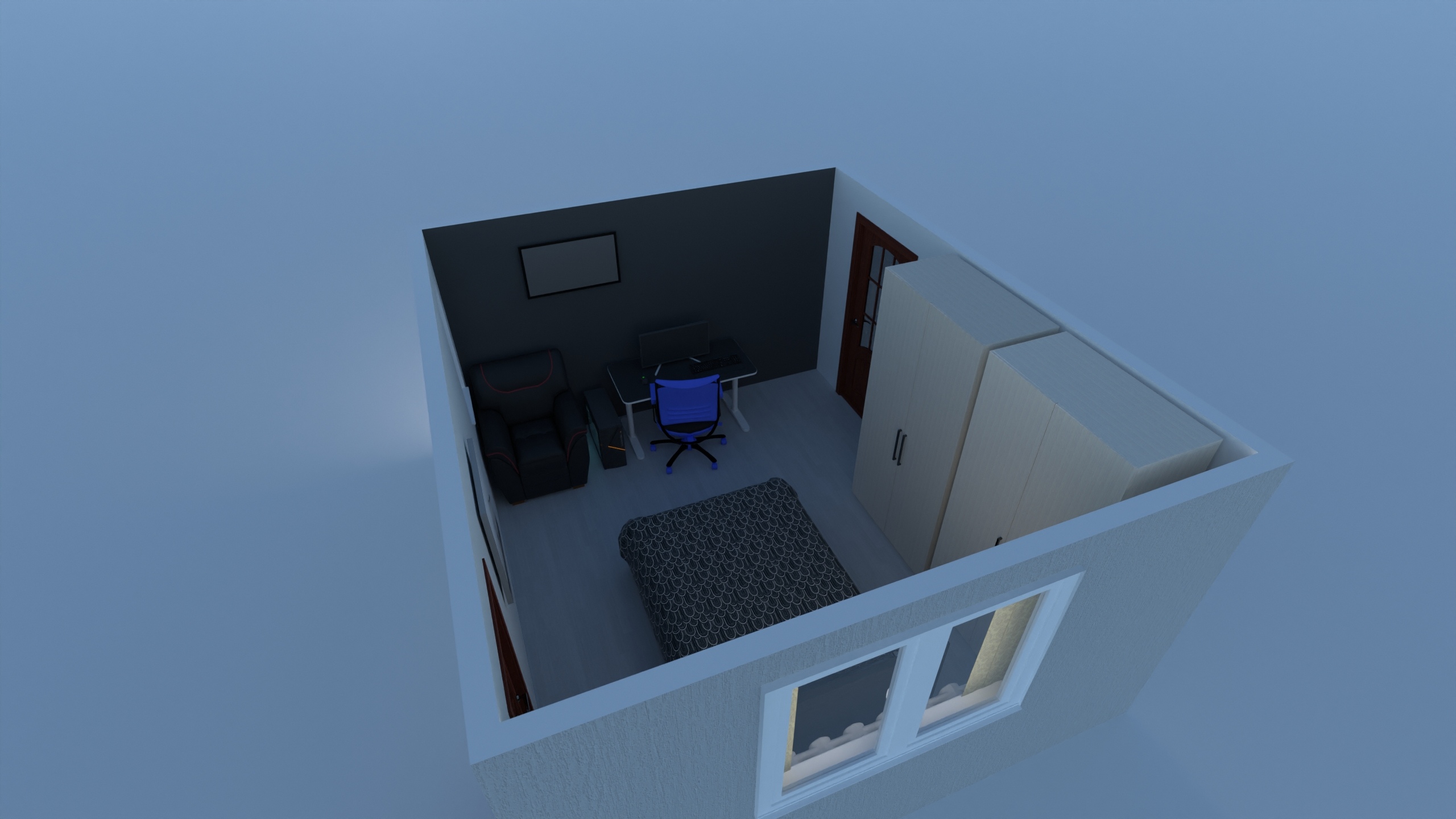 simple small bedroom #22350140 by User 151196372