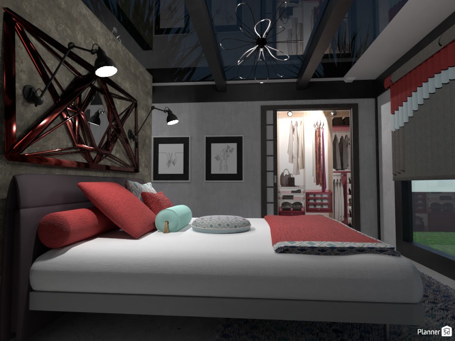 LOFT: Bedroom #3498371 by Moonface