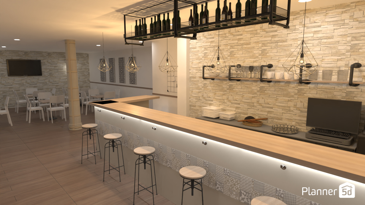 Cafe Bar #15092631 by María José T.