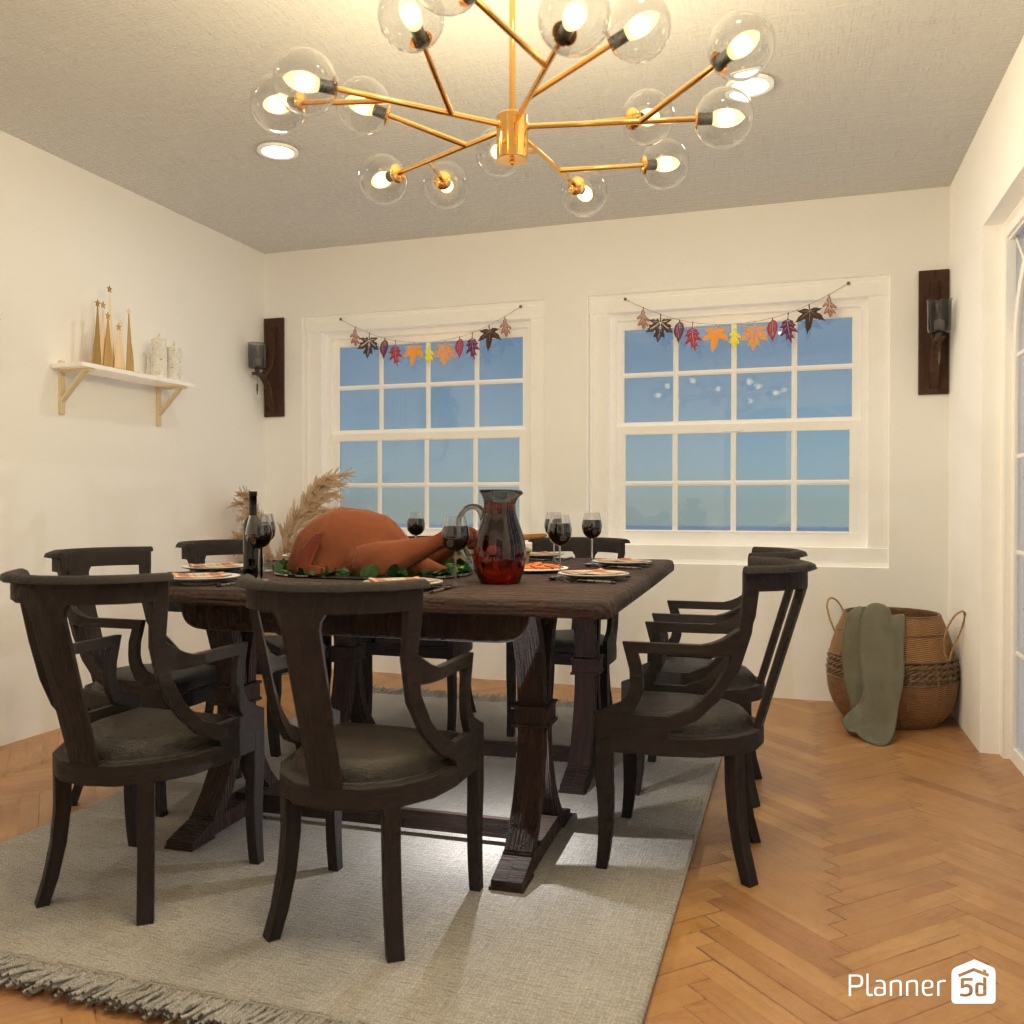 DB: Thanksgiving Day - room shell copy #23403411 by Editors Choice