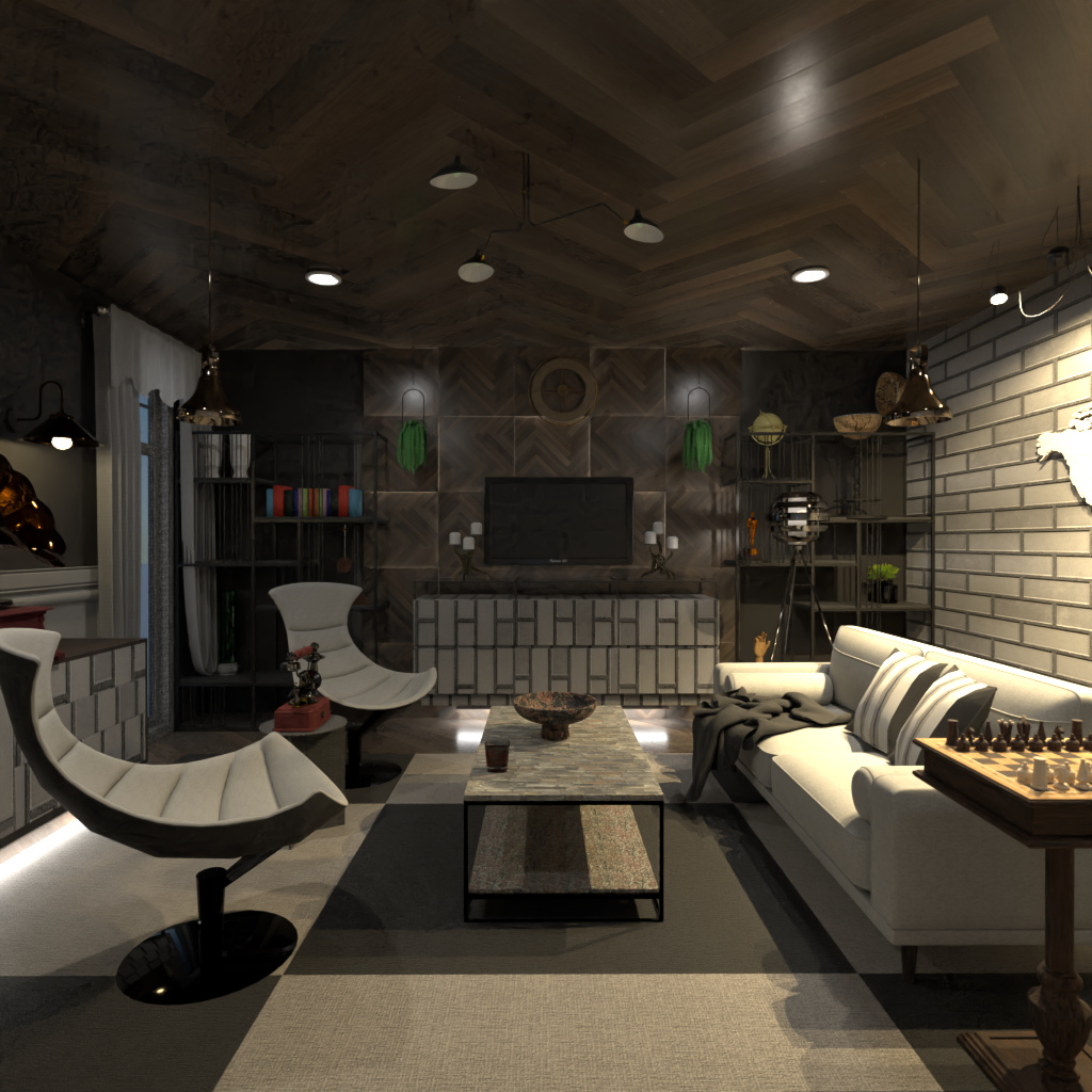 Men's Living Room #13535715 by Editors Choice