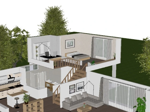 Two Story House #123427 by User 90527163