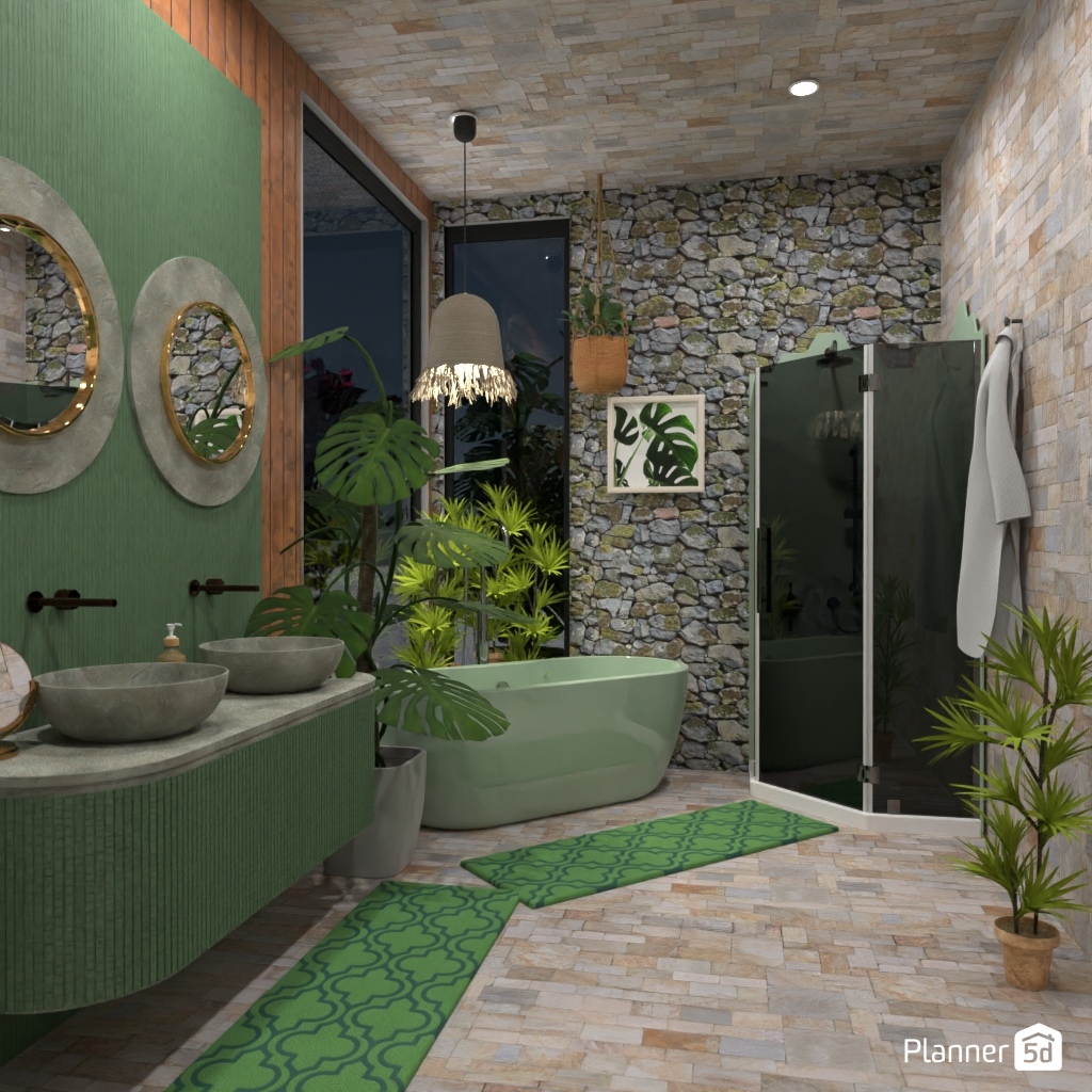 Natural bathroom #22148378 by Editors Choice