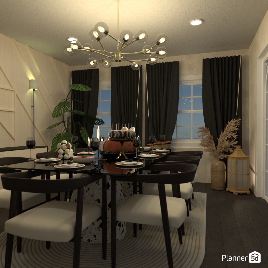 DB: Thanksgiving Day - room shell copy #23470575 by Editors Choice