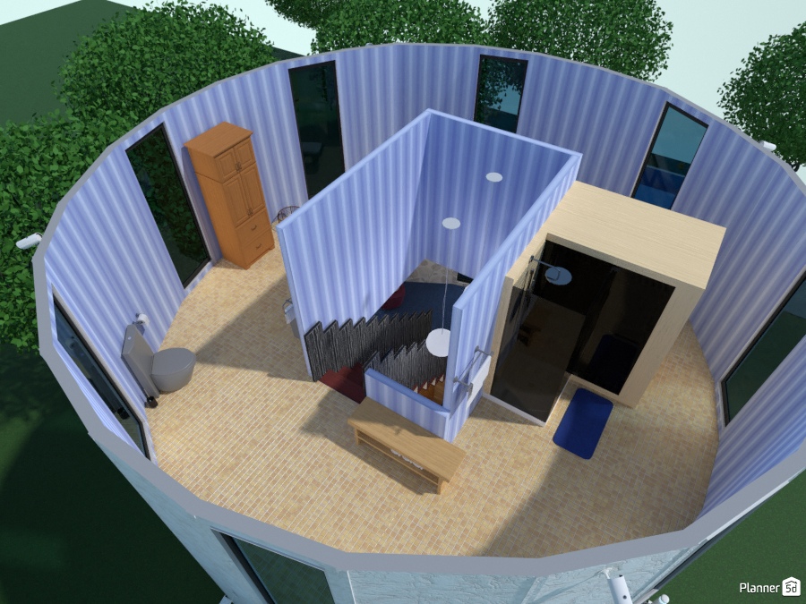 Testing how round walls look like #2104169 by Planner 5D Support Service