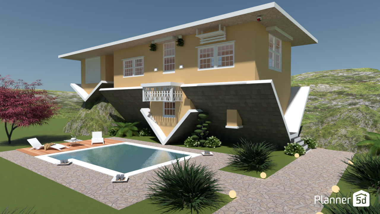 house upside down #17901251 by megaloman.