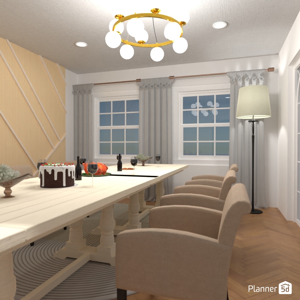 DB: Thanksgiving Day - room shell copy #23418055 by Editors Choice