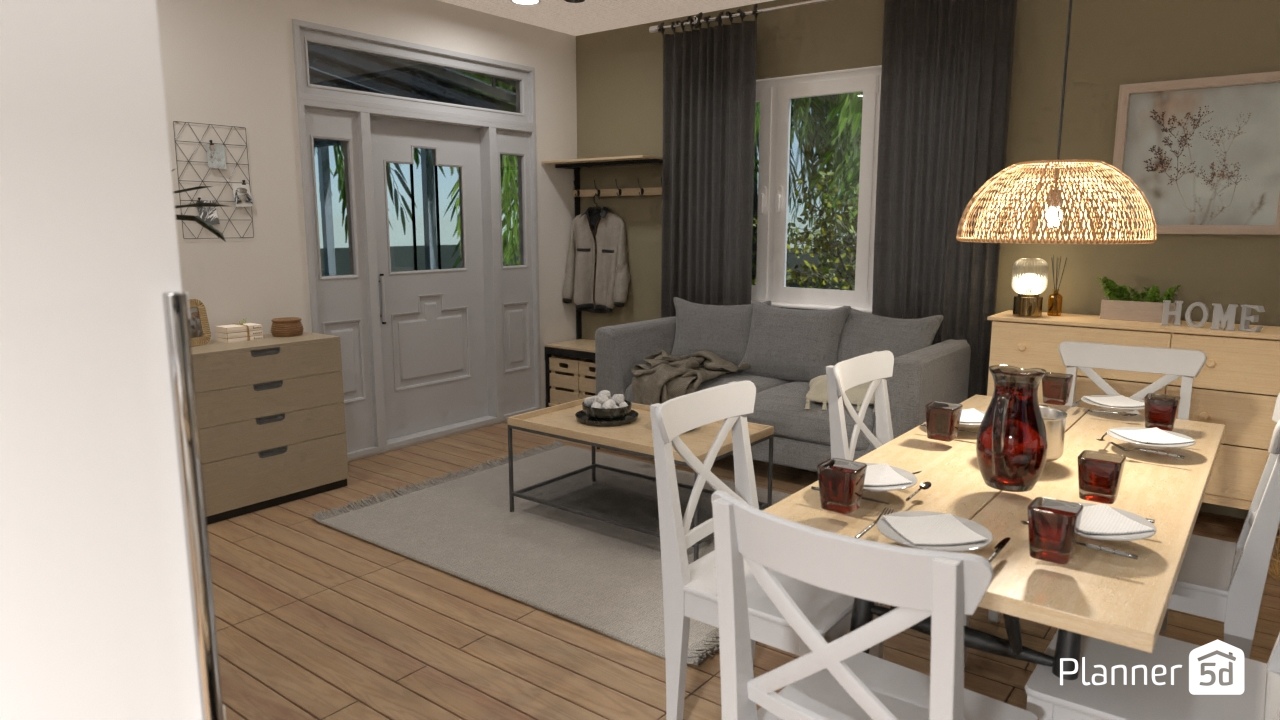 Cozy grey living room #22201280 by Interior designer0