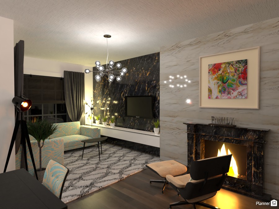 MODERN LIVING-DINING ROOM #3769128 by Didi