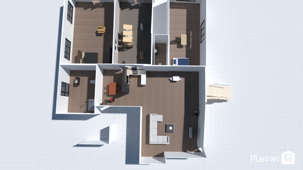 plan for house #4001676 by Abidemi Simon