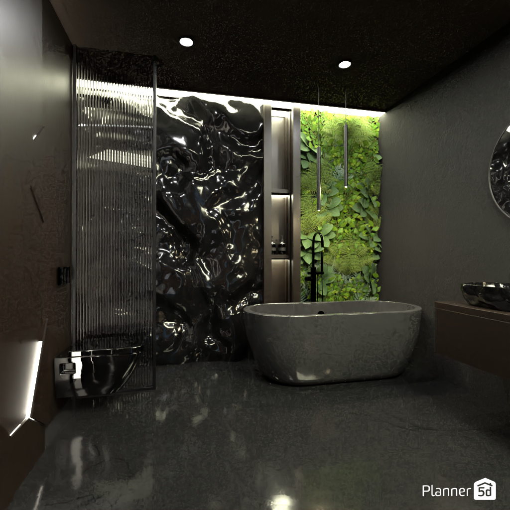 Dark Bathroom #3362736 by Editors Choice
