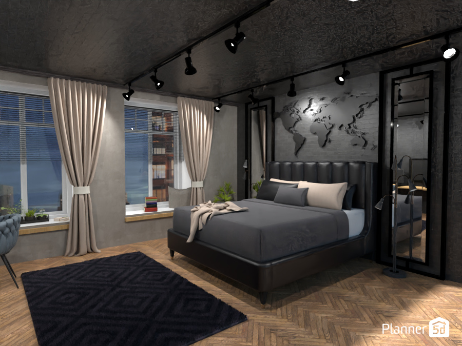 спальня #12480615 by Mila