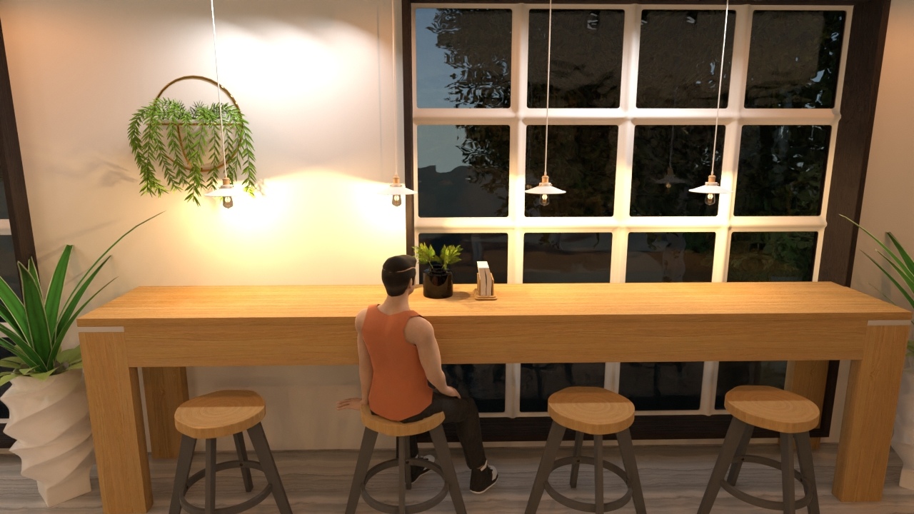 Minimalist industrial coffee shop #23717507 by ZACKY DESIGNER