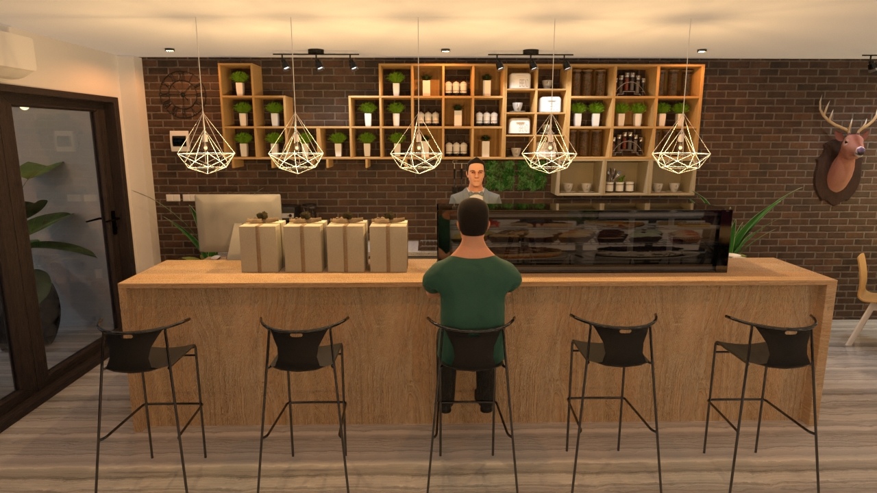 Minimalist industrial coffee shop #23717619 by ZACKY DESIGNER